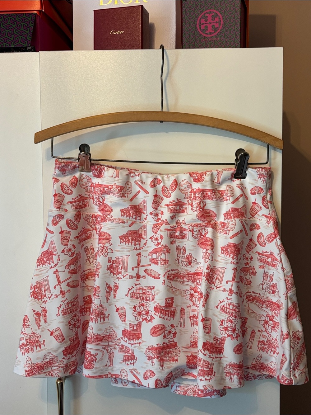 SMITH & QUINN Augusta Toile Club Magnolia Skort Size Small